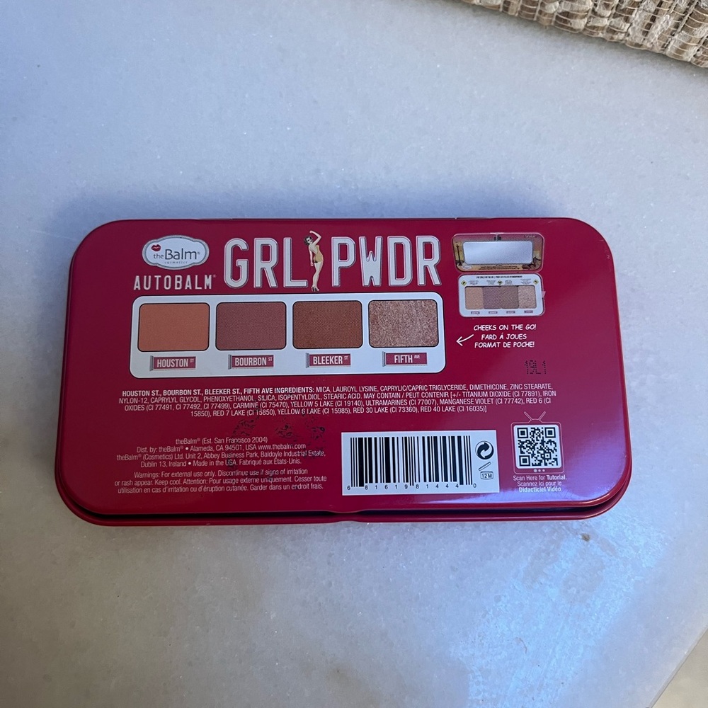 🎨💗 The Balm Cosmetics Autobalm GRL PWDR Blush Palette – New With Tags 💗🎨 - Picture 4 of 4